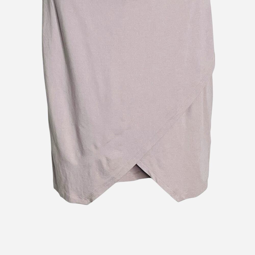 NWT ASOS Slip Dress Sz 4 Petite Stretch Spaghetti Straps Tulip Hem Blush Pink - Picture 4 of 9